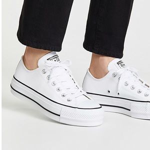 NIB Converse Chuck Taylor All Star Lift leather